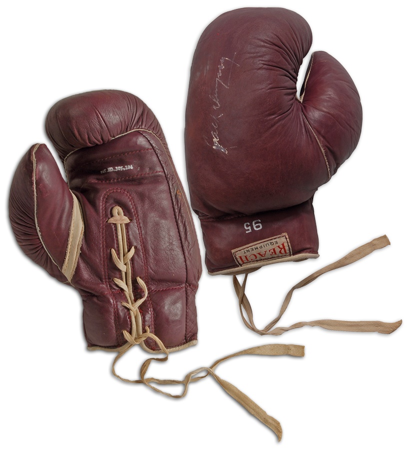 Jack Dempsey Autographed Glove