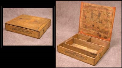 1897 James J. Corbett v. Robert Fitzsimmons Counter Display Box