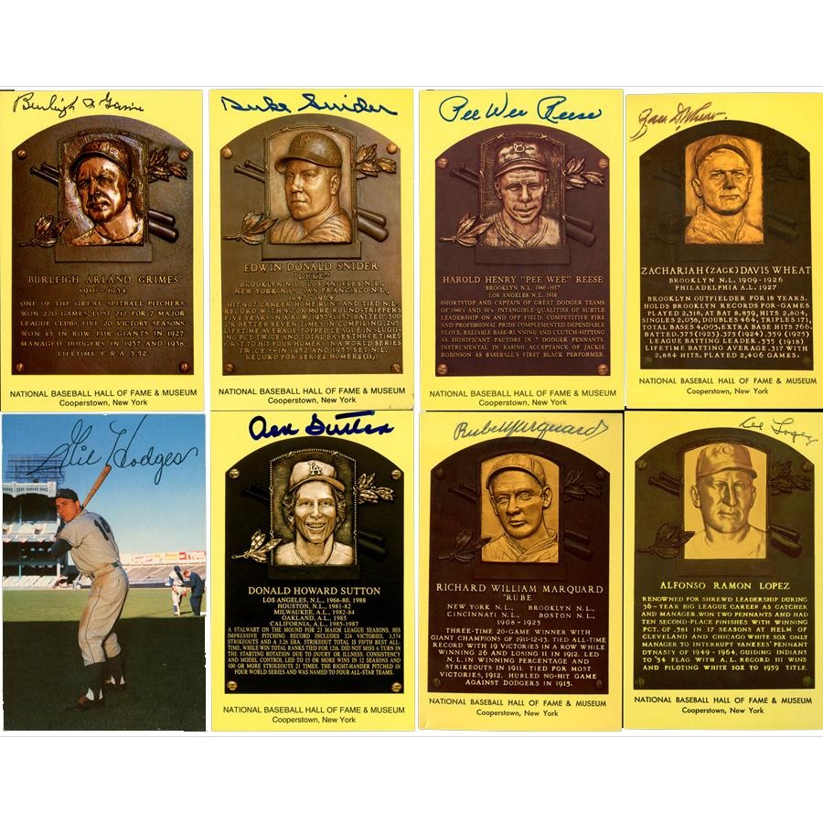 Brooklyn Dodgers Postcard and Exhibit Card Collection (105+)