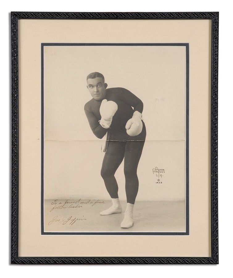 The Mark Mausner Boxing Collection - James J. Jeffries Autographed Photo