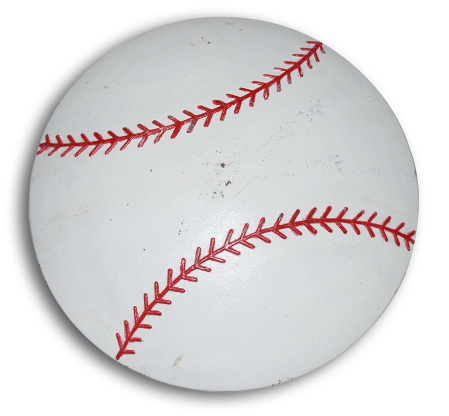 The Sal LaRocca Collection - Cast Iron Decorative Baseball From Ebbets Field