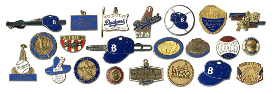 - Brooklyn and Los Angeles Dodgers Press Pin Collection (22)