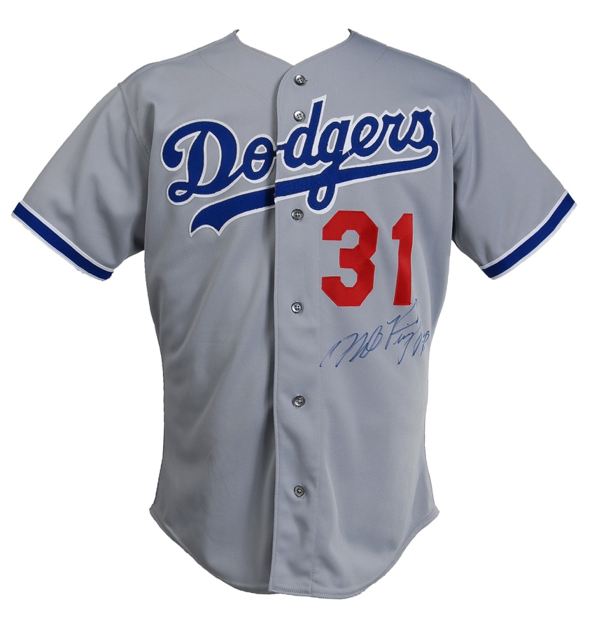 The Sal LaRocca Collection - 1993 Mike Piazza Los Angeles Dodgers Game Worn Rookie Jersey
