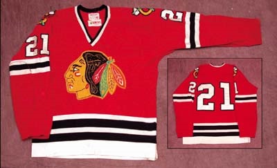 Hockey Sweaters - 1973-74 Stan Mikita Chicago Blackhawks Game Worn Jersey