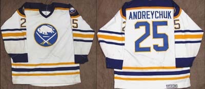 1980's Dave Andreychuk Buffalo Sabres Game Worn Jersey