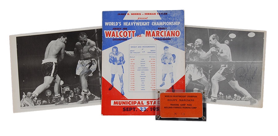 The Mark Mausner Boxing Collection - Rocky Marciano & Joe Walcott Collection (6)