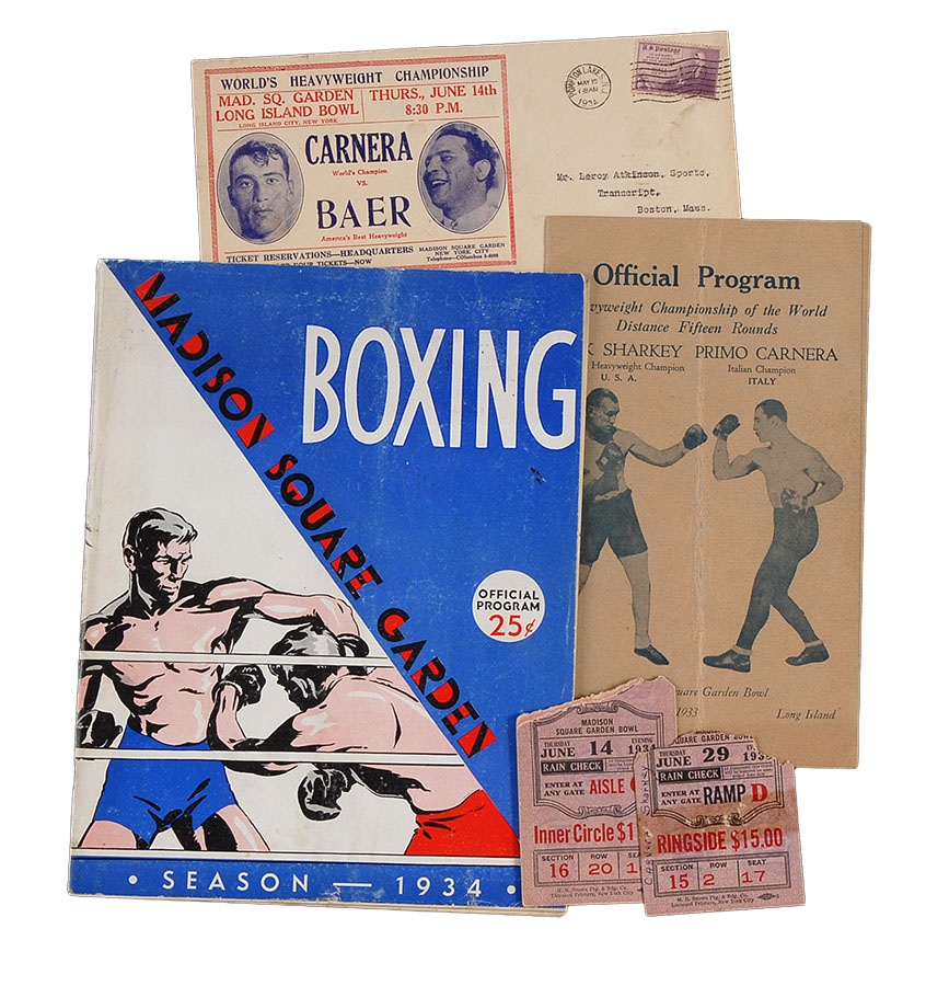 The Mark Mausner Boxing Collection - Carnera vs Baer and Sharkey Collection (12)
