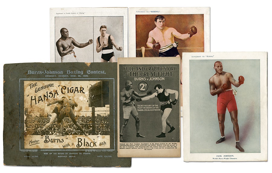 The Mark Mausner Boxing Collection - Jack Johnson & Tommy Burns Collection (5)