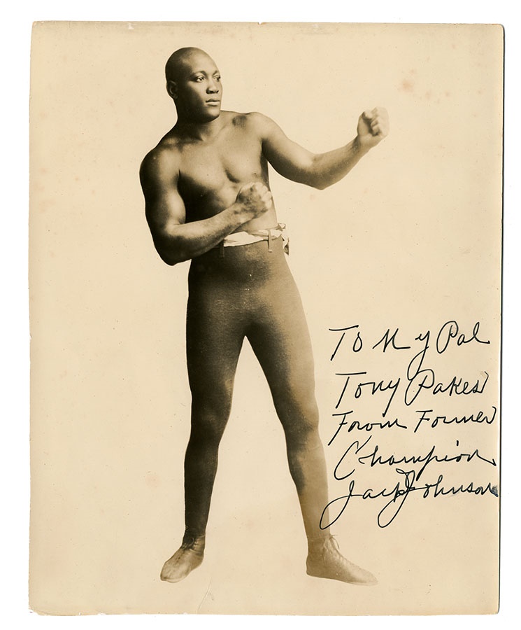 The Mark Mausner Boxing Collection - Jack Johnson Autographed Photo