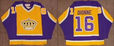 Hockey Sweaters - 1981 Marcel Dionne Los Angeles Kings Worn Jersey