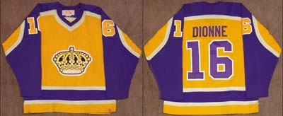 - 1981 Marcel Dionne Los Angeles Kings Worn Jersey