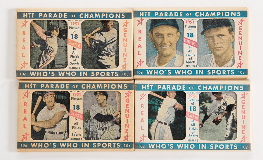 Sports and Non Sports Cards - 1951 Berk Ross Complete Set in Original Boxes