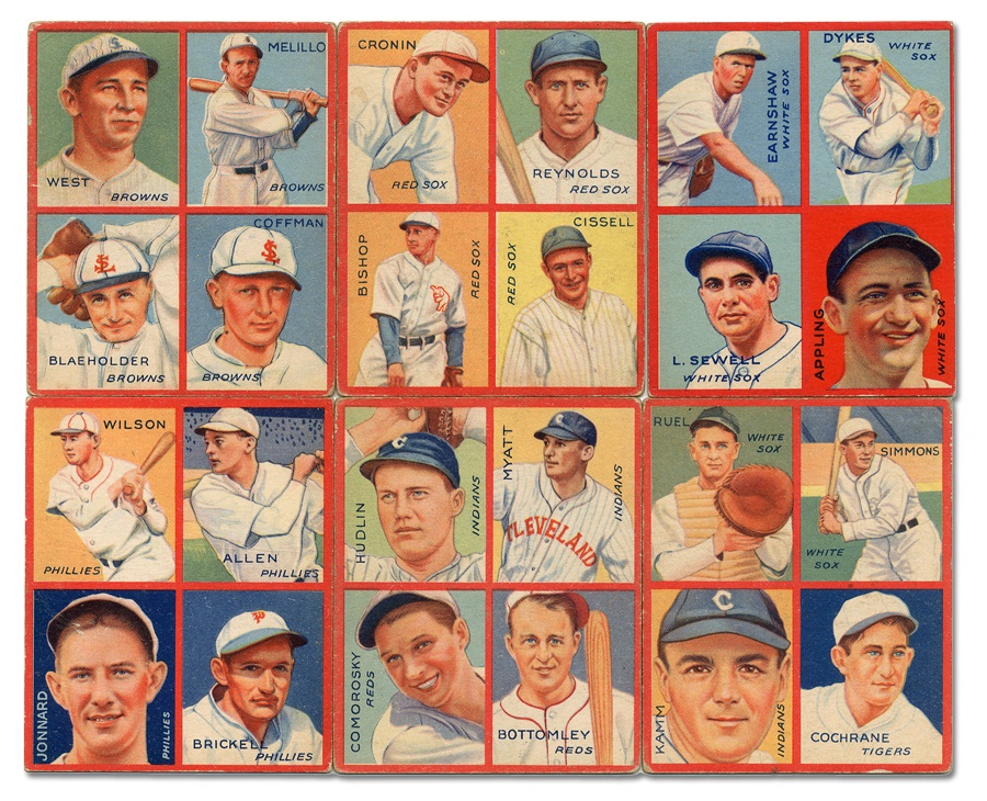 Sports and Non Sports Cards - 1935 Goudey Complete 72 Card Set