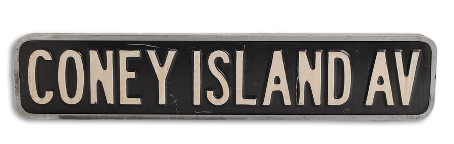 - Coney Island Avenue 1930s Street Sign