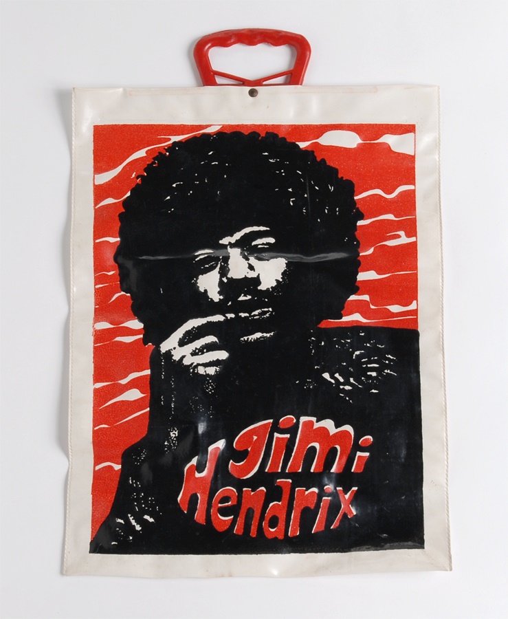 Rock 'n'  Roll - 1960's Jimi Hendrix Vinyl Carrier Bag