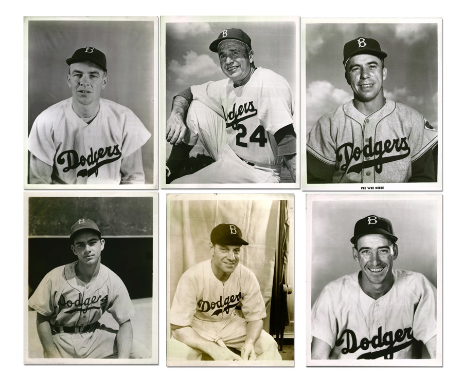- Great Collection of Brooklyn Dodgers Photos Including Many Used In Yearbooks