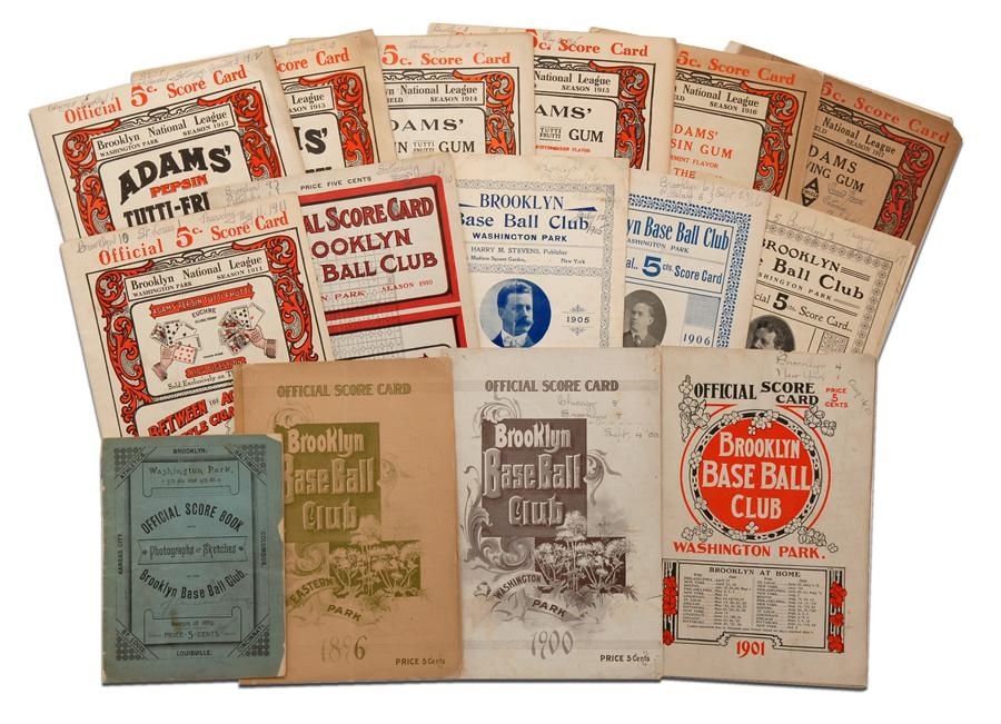 The Sal LaRocca Collection - Early Brooklyn Baseball Club Programs (15)