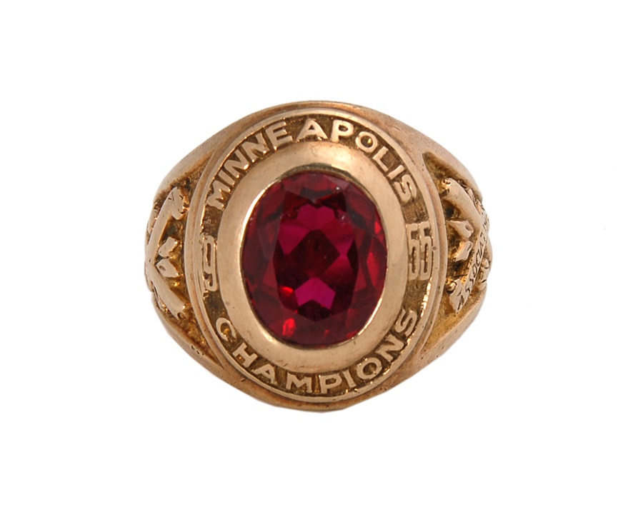 The Fred Budde Collection - 1955 Minneapolis Miller World Championship Ring