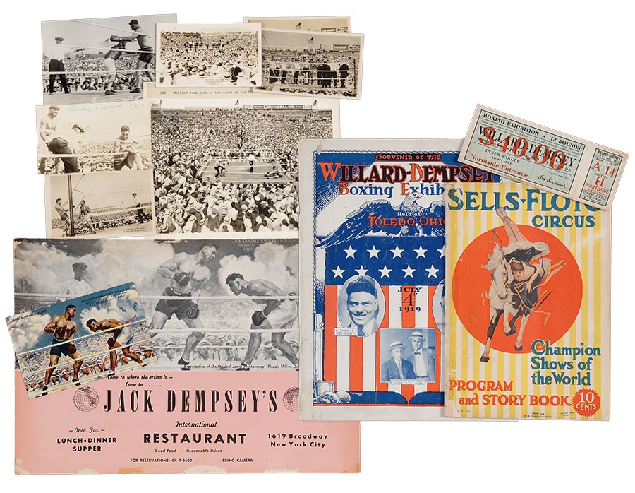 - Jess Willard vs. Jack Dempsey Collection (9)