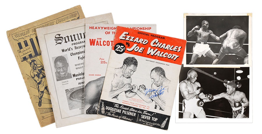 The Mark Mausner Boxing Collection - Joe Walcott & Ezzard Charles Collection (4)