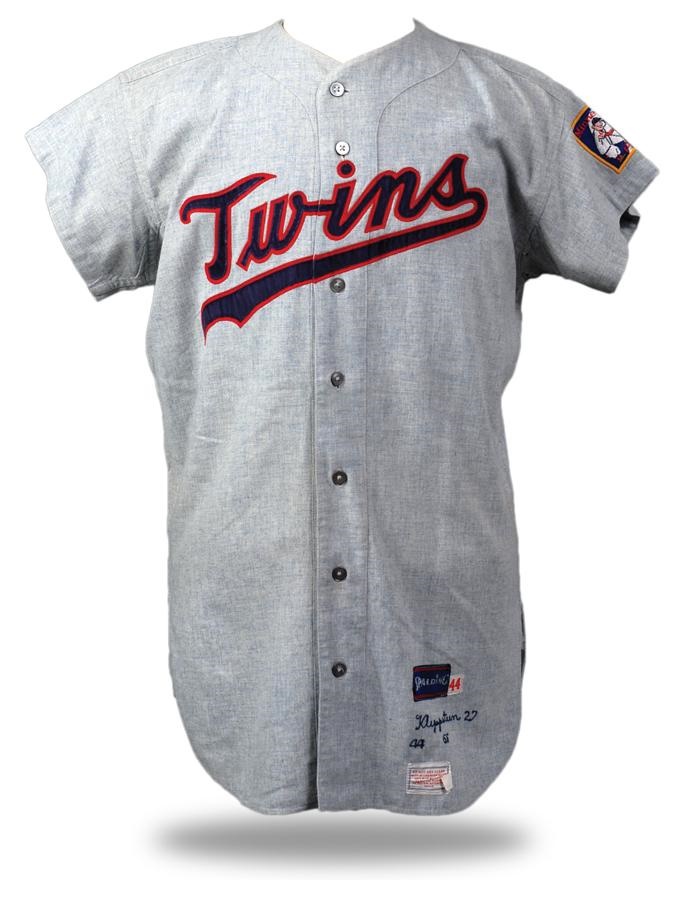 - 1966 Johnny Klippstein Game Used Minnesota Twins Game Used Jersey