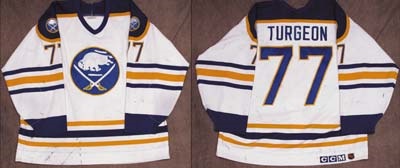 1994 Pierre Turgeon NHL All Star Game Worn Jersey – “1994 NHL All Star”