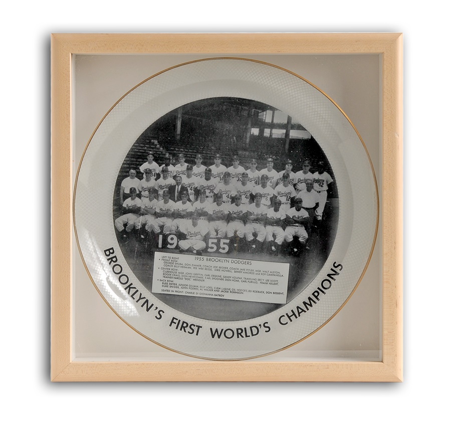 The Sal LaRocca Collection - 1955 Brooklyn Dodgers World Champions Charger