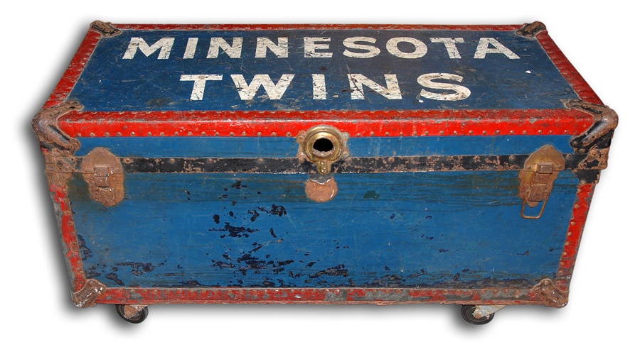 1960's Minnesota Twins Equipment Trunk with Reference To The Beatles