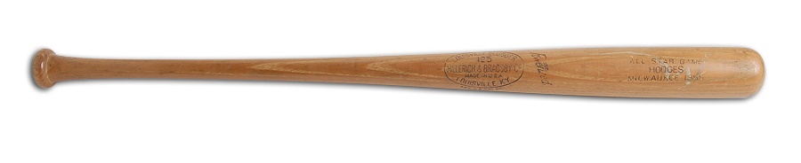 1955 Gil Hodges Game Used All Star Bat