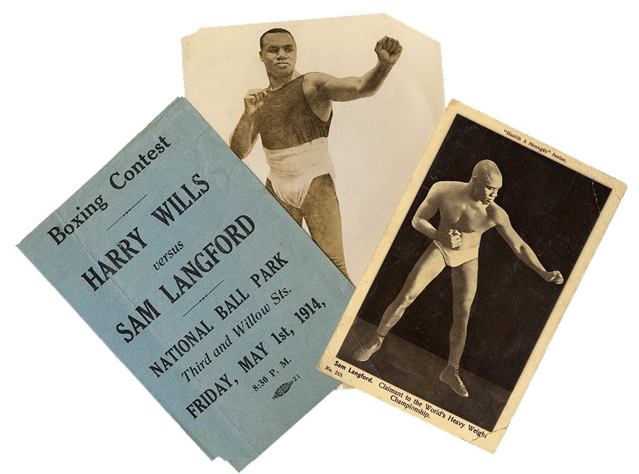 The Mark Mausner Boxing Collection - Sam Langford Collection (4)