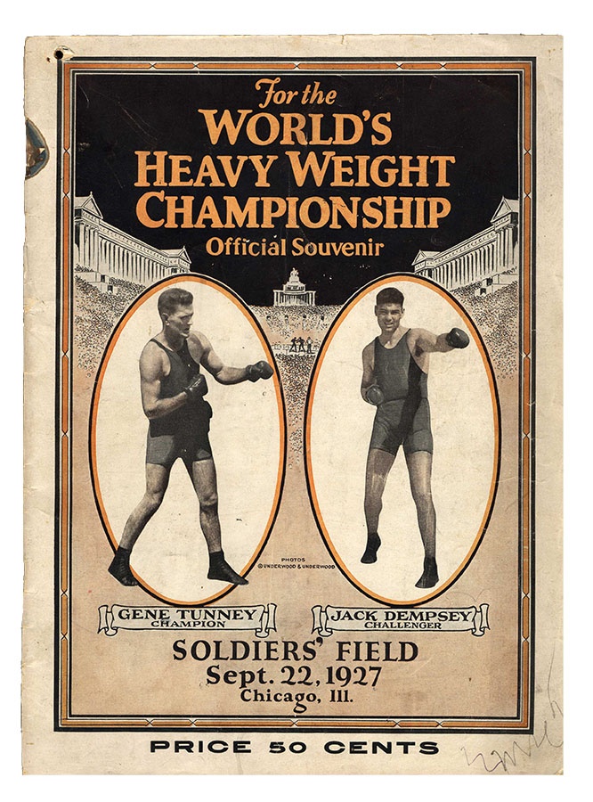 The Mark Mausner Boxing Collection - Dempsey vs. Tunney Program Collection (3)