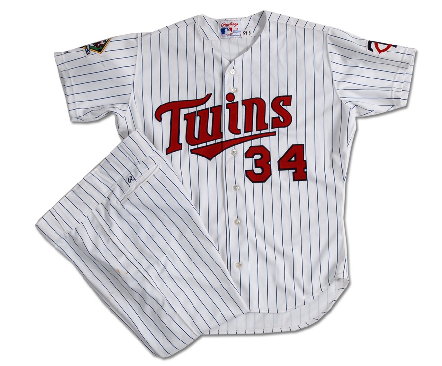 The Fred Budde Collection - Kirby Puckett 1991 World Series Champions Game Worn Uniform