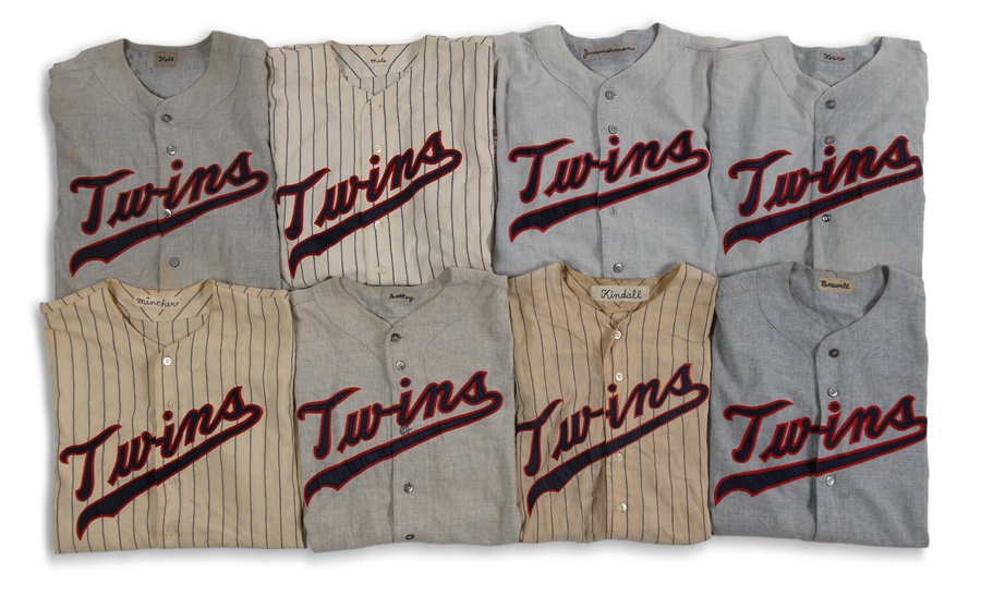 - 1965 A.L. Champion Minnesota Twins Flannels (12 jerseys and 4 pairs of pants)