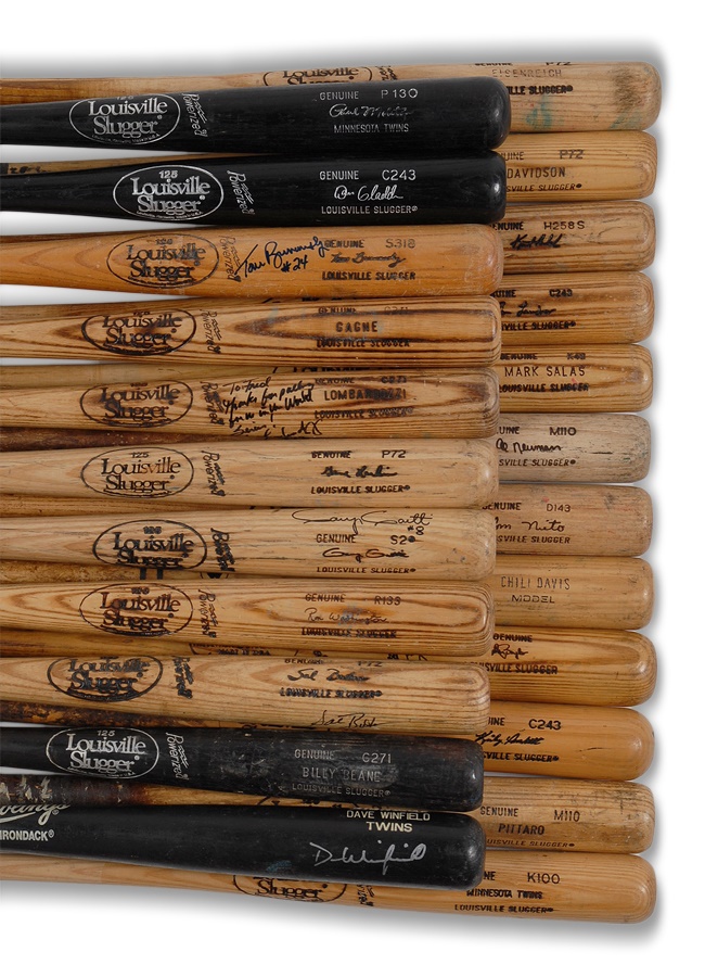 The Fred Budde Collection - 1987 World Champion Minnesota Twins Game Used Bats (23)