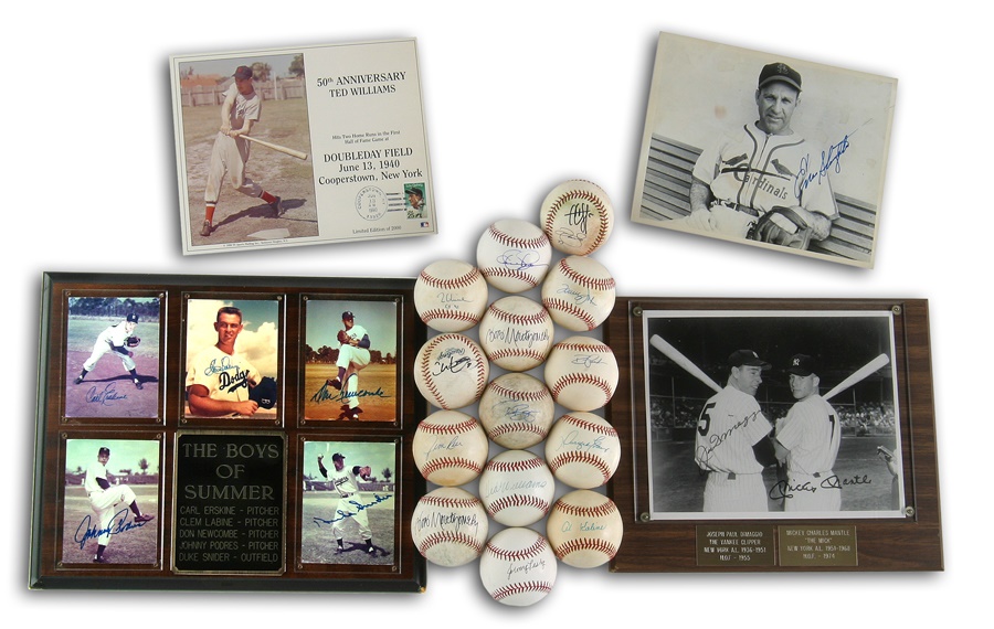 - Boston Red Sox Signed Baseballs and Other Sports Memorabilia