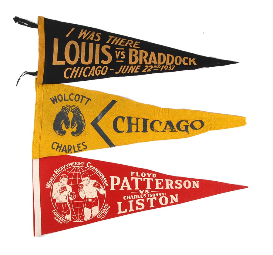 The Mark Mausner Boxing Collection - Boxing Pennant Collection (3)
