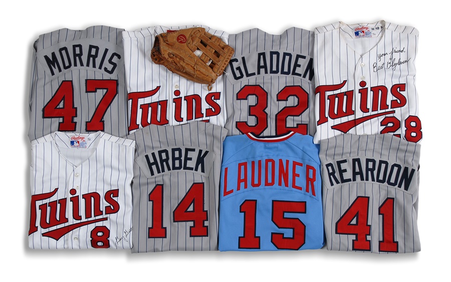 The Fred Budde Collection - 1991 World Champion Minnesota Twins Game Used Jerseys (11)