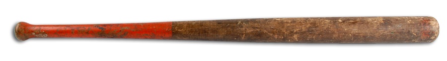 - 1870s Stenciled Baseball Bat