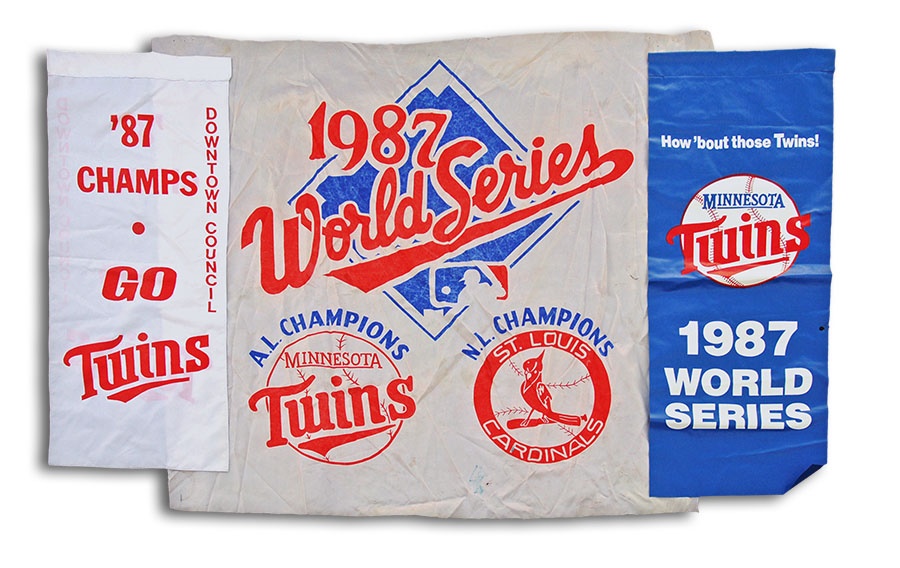 The Fred Budde Collection - 1987 World Series Banner Collection (3)