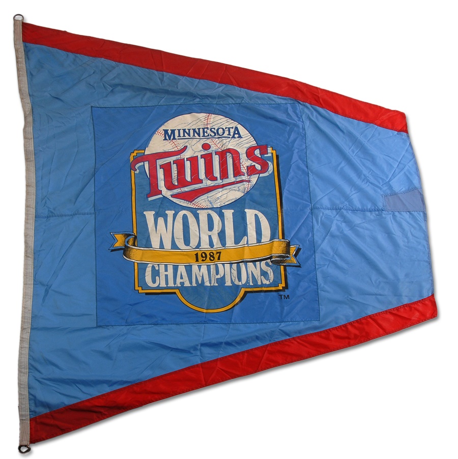 The Fred Budde Collection - 1987 Twins World Champions Flag