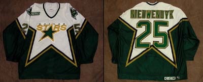 Hockey Sweaters - 1999-00 Joe Nieuwendyk Dallas Stars Game Worn Jersey
