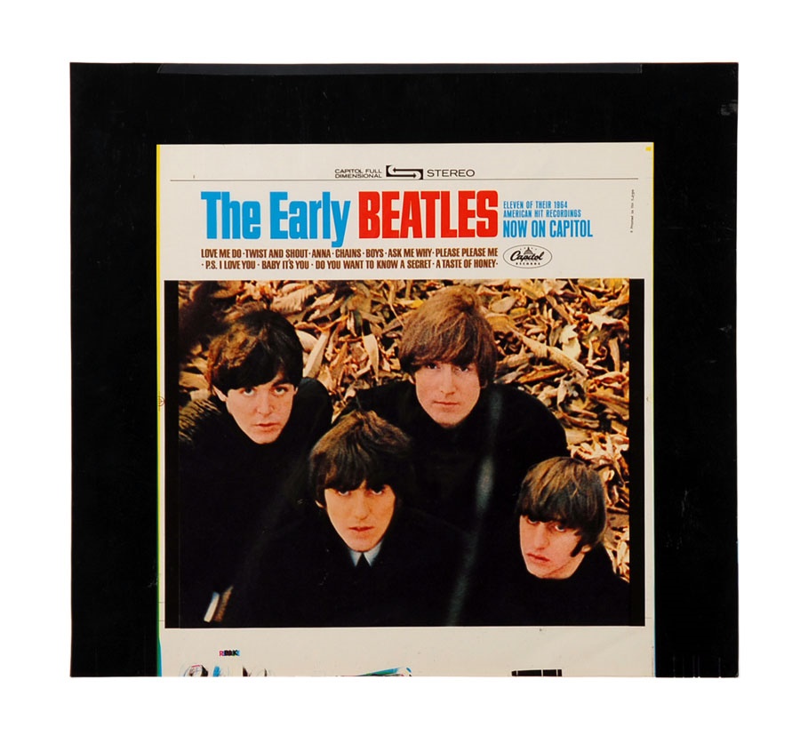 - 1965 The Early Beatles Album Cover Original Art