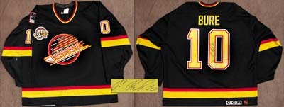 Hockey Sweaters - 1994-95 Pavel Bure Vancouver Canucks Game Worn Jersey
