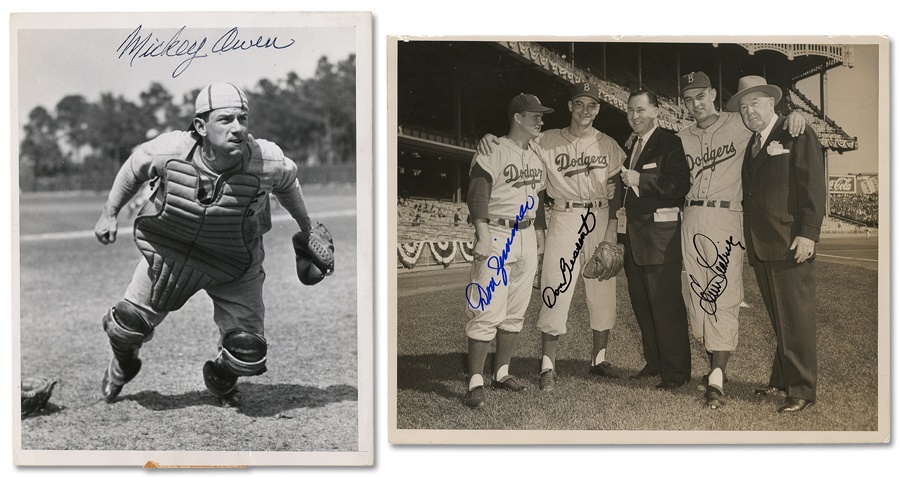 - Brooklyn Dodgers Signed Photo Collection with Some Multi-Signed (65)