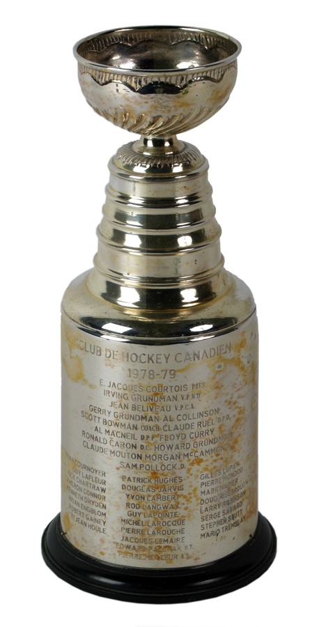 - 1978-79 Jean Beliveau Montreal Candiens Stanley Cup Trophy