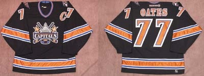 Hockey Sweaters - 2000-01 Adam Oates Washington Capitals Game Worn Jersey
