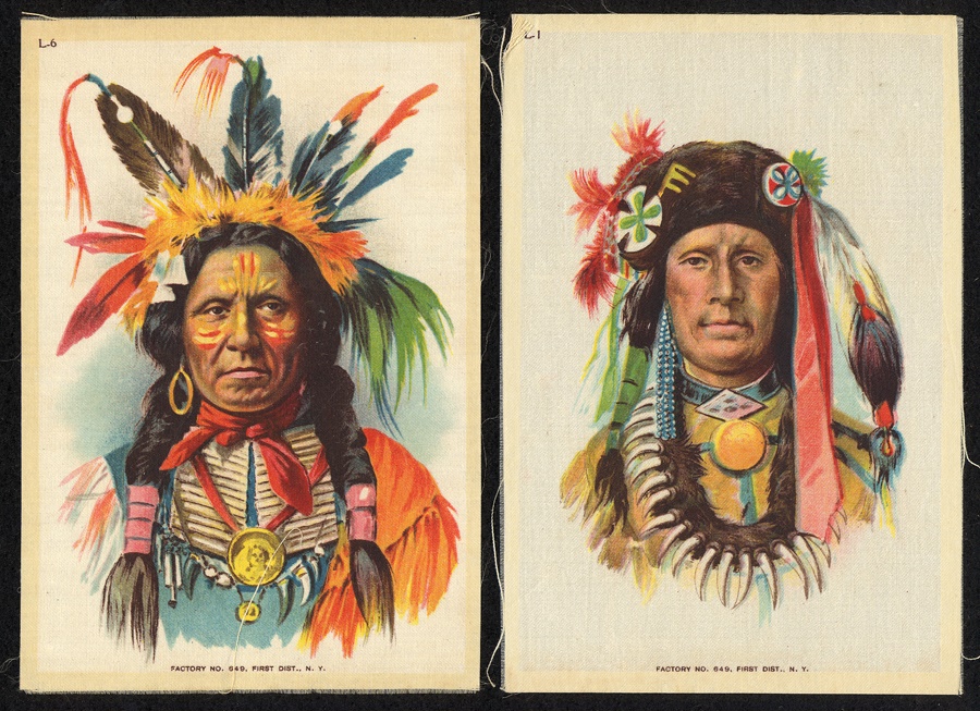Sports and Non Sports Cards - Indian Chiefs Silks in Original Envelope