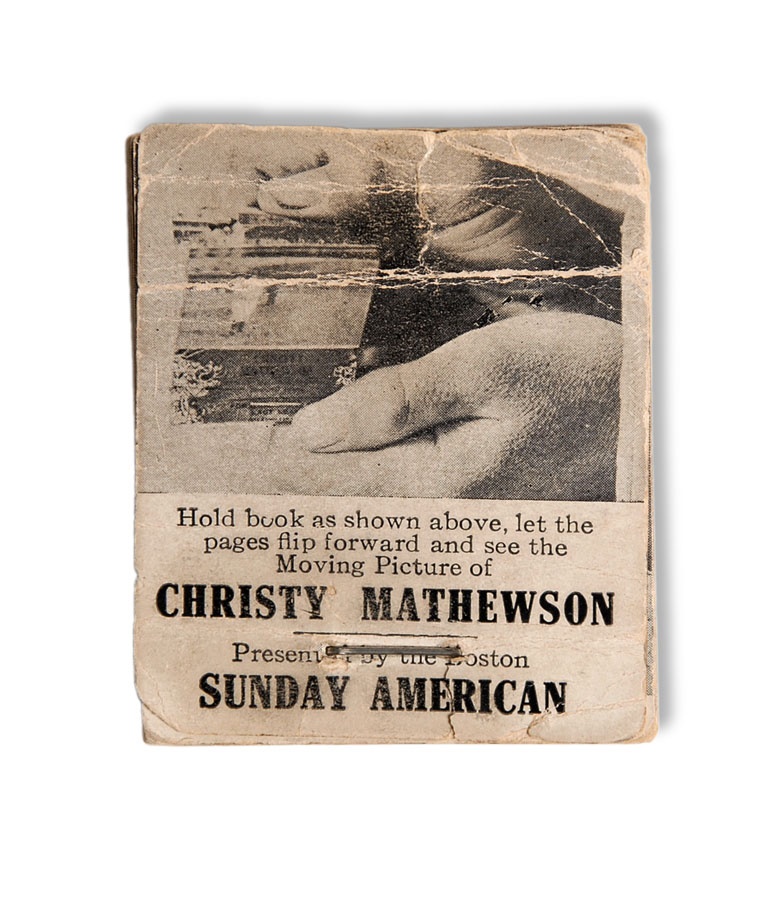 Baseball Memorabilia - 1906 Sunday American Christy Mathewson Flip Book