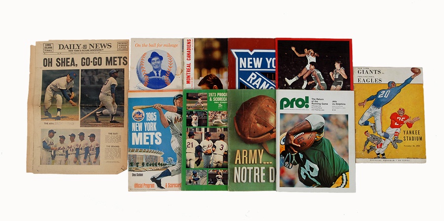 The Harry M. Stevens Collection - Great Collection of Sports Publications  (60+)