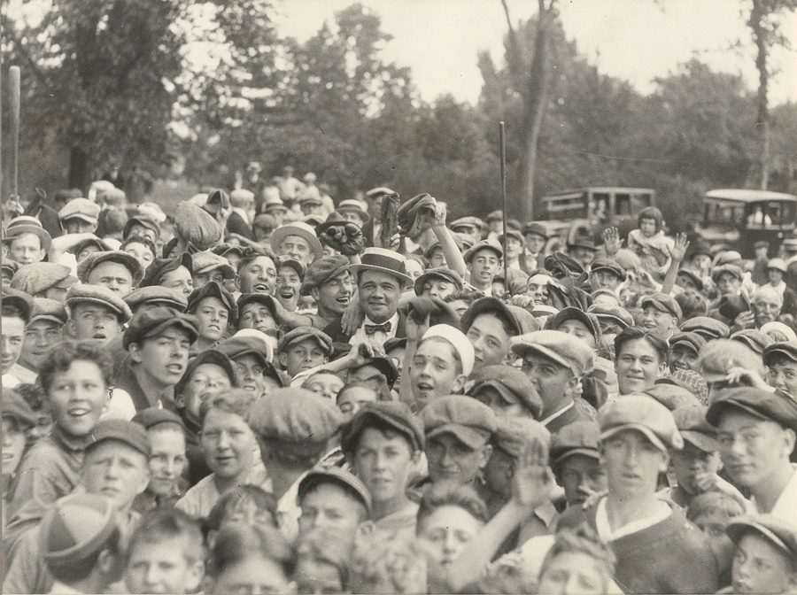 - Babe Ruth "A Face In The Crowd" Original Photograph
